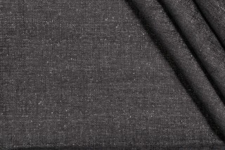 1 Yard Crypton Granbury High Performance Woven Chenille Upholstery Fabric in Graphite
