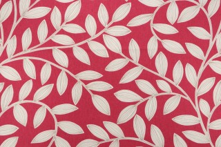 Thibaut Havendale F94910 Printed Linen Blend Drapery Fabric in Pink 