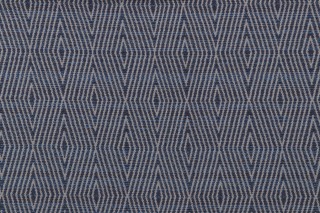 Bella Dura Dart Woven Polyolefin Outdoor Fabric in Blue