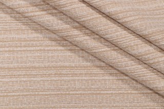 Crypton Chenille Stripe High Performance Woven Upholstery Fabric in Sand