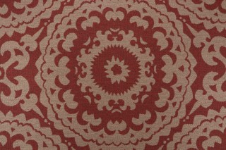 Crypton Juno High Performance Woven Upholstery Fabric in Brick Red