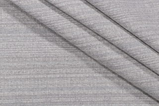Crypton Talha Woven Chenille Upholstery Fabric in Nickel