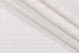 Crypton Lowe High Performance Woven Upholstery Fabric in Winter White