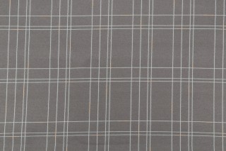 Plaid Crypton Woven Upholstery Fabric in Dove