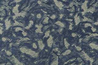 Crypton Woven Chenille Upholstery Fabric in Blue/Pollen