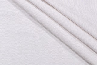 Crypton Chevron High Performance Woven Chenille Upholstery Fabric in Winter White