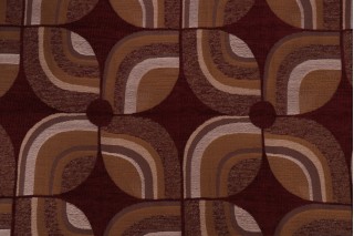 Richloom Blacksmith Woven Chenille Upholstery Fabric in Chianti