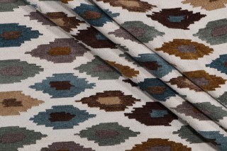 Snappy Woven Chenille Upholstery Fabric in Surf