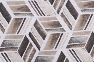 Strom Woven Chenille Upholstery Fabric in Sand