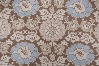 Anna French Shima AF2588 Printed Drapery Fabric in Brown for Thibaut