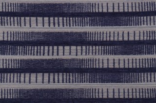 Crypton Anzo High Performance Woven Chenille Upholstery Fabric in Indigo