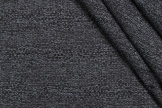 Crypton Ava High Performance Woven Upholstery Fabric in Charcoal