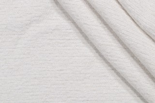 Crypton Webster High Performance Woven Chenille Upholstery Fabric in White