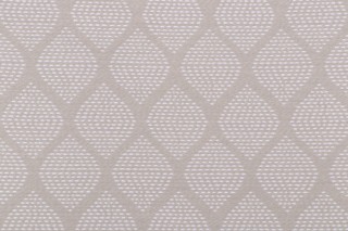 Crypton Ogee High Performance Woven Chenille Upholstery Fabric in Linen