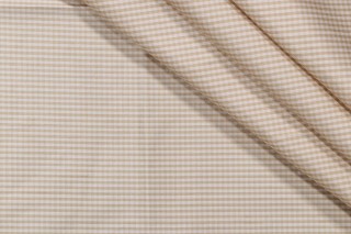 Tirano Silk Decorator Fabric in Beige/White