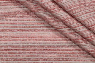 Crypton Kent High Performance Woven Chenille Upholstery Fabric in Rouge