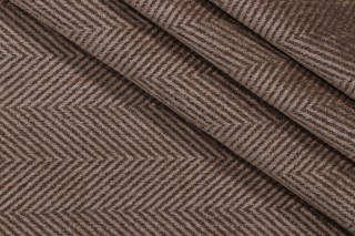 Thibaut Hillside Herringbone W72921 Woven Chenille Upholstery Fabric in Tobacco