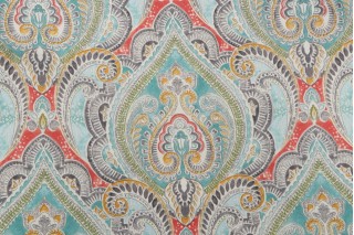Kelly Ripa Home Pretty Witty Printed Polyester Fabric in Reef
