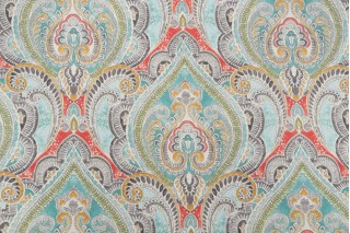 Kelly Ripa Home Pretty Witty Printed Polyester Fabric in Reef