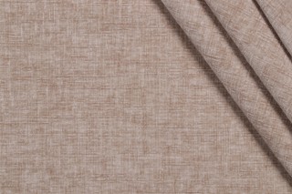Sample of Covington Baras Woven Chenille Upholstery Fabric in 197-Flax 