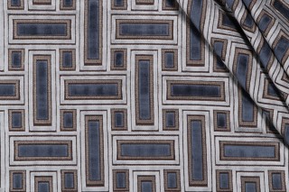 Covington Brix City Velvet Upholstery Fabric in 540-Haze 