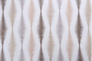 Valiant Fabrics Miramont Embroidered Drapery Fabric in Champagne