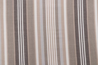 PK Lifestyles Meadow Stripe Woven Decorator Fabric in Linen