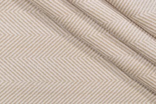 Thibaut Hillside Herringbone Upholstery Fabric in Ivory W72930