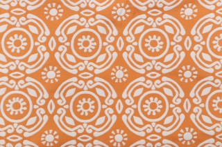 Thibaut Soleil Matelasse Upholstery Fabric in Tangerine W77978