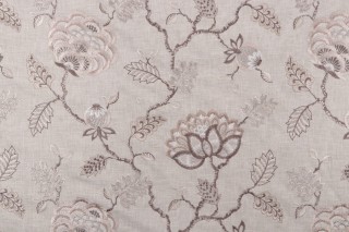 Covington Wheaton Embroidered Drapery Fabric in 145-Traverine 
