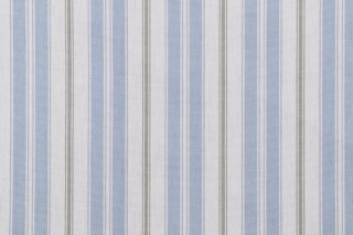 Magnolia Home Newbury Printed Cotton Drapery Fabric in Antique Blue 