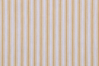 Magnolia Home Cottage Stripe Printed Cotton Drapery Fabric in Barley 