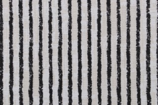 Magnolia Home Duval Printed Polyester Outdoor Fabric in Black 