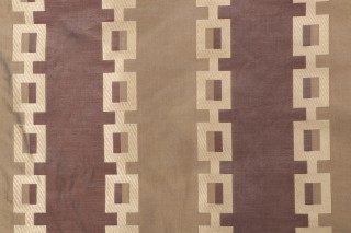 Thibaut Key Stripe AW1374 Woven Decorator Fabric in Cafe 