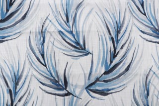 Harlequin Alvara Printed Polyester Outdoor Fabric in Pebble Sky