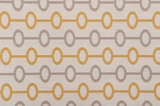 Thibaut Loops W72785 Woven Upholstery Fabric in Gold and Grey