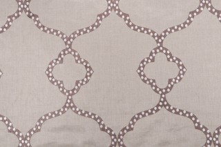 Thibaut Gibraltar W72771 Embroidered Drapery Fabric in Natural