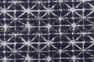 Sunbrella Woven Solution Dyed Acrylic Chenille Outdoor Fabric in Indigo