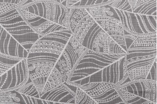 Richloom Santori Woven Solution Dyed Acrylic Outdoor Fabric in Pewter