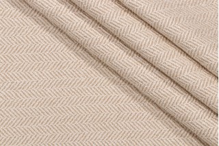 Thibaut Ellis Herringbone W72942 Woven Upholstery Fabric in Almond