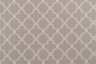 Thibaut Charm W74345 Woven Upholstery Fabric in Ivory on Cream