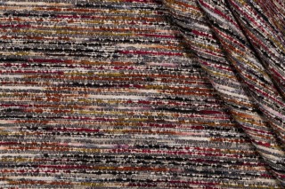 Richloom Boho Woven Chenille Upholstery Fabric in Licorice 