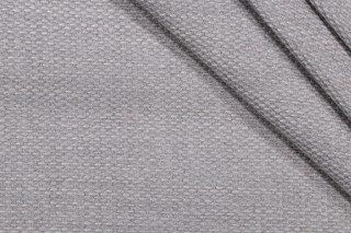 Sunbrella Castelle Woven Solution Dyed Acrylic Outdoor Fabric in Silver Grey