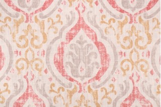 Covington Alahambra Printed Cotton Drapery Fabric in 315-Cinnamon