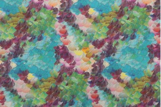 Terrasol - Gordes Printed Acrylic Outdoor Fabric in Turquoise