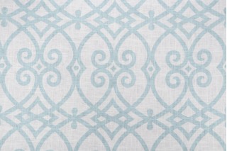 Jaclyn Smith Home JSP02616 Printed Linen Blend Drapery Fabric in Patina for Trend 