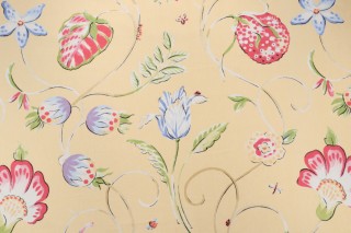 Thibaut Westfield F9157 Printed Cotton Drapery Fabric in Sage