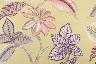 Thibaut Lucala F95752 Printed Drapery Fabric in Citron