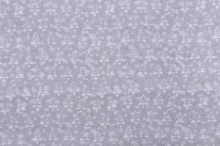 Waverly Twig Bandeau Printed Cotton Drapery Fabric in Sterling