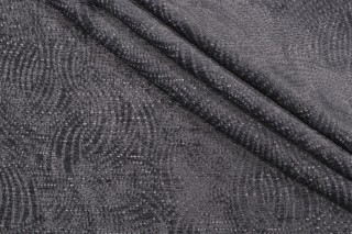 PK Lifestyles On The Surface Woven Chenille Upholstery Fabric in Charcoal